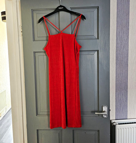 Noisy may red viscose knit - may,