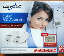 Devolo dLAN 200 AVsmart+ Homeplug AV Starter Kit 200Mbps 300m