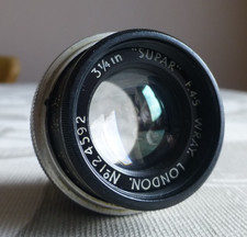 Wray London Supar Lens 3¼in f/4.5 No 124592