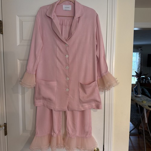 Sleeper pink ruffle pajama - sleeper,