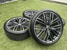 4 X Genuine BMW 20” 5 Series 846M Light-Alloy Wheel Y-Spoke+G30+G31+M-Sport+Set