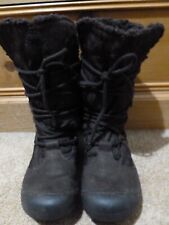 Womens SKECHERS Faux Fur Lined Brown Boots ..  Size 5