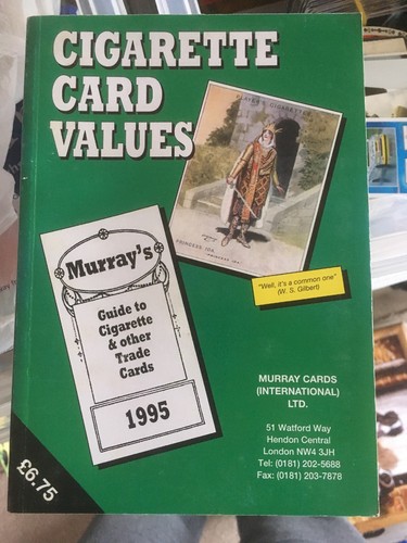 Cigarette card values - card, (1995)