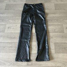 Zara Womans Black Faux Leather