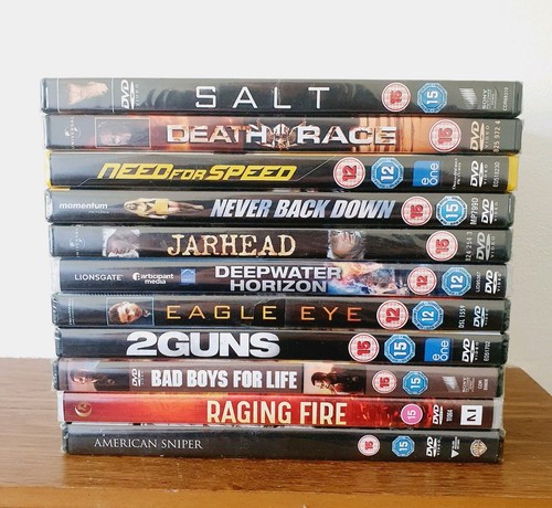 Action movie film dvd bundle - film,