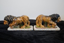 Pair of Staffordshire Medici