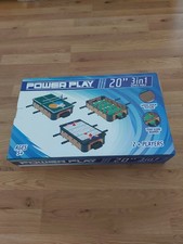 20'' Powerplay 3 in 1 Tabletop Games Mini Football Hockey and Table Tennis