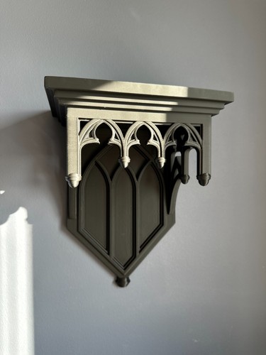 Gothic catherdal wall shelf - gothic,