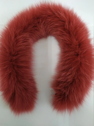 Real fox fur hood trim - real,