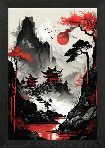 Watercolor chinese style - watercolor,