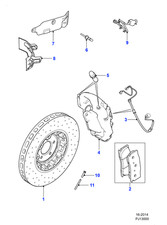 Jaguar Genuine Disc Shield