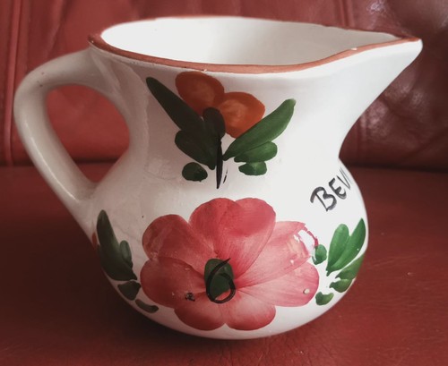 Vintage floral jug - vintage,