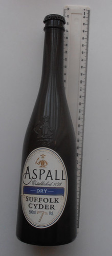 Empty vintage 2002 aspall - aspall, dry