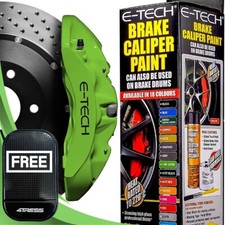 Brake Caliper Lime Green E-Tech Car Engine Bay Block Wheel Hubs Paint Kit. +M