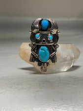Kachina ring Navajo turquoise