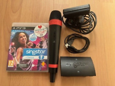 Sony PlayStation 3 PS3 SingStar Wireless Microphone & Receiver & Camera & Game