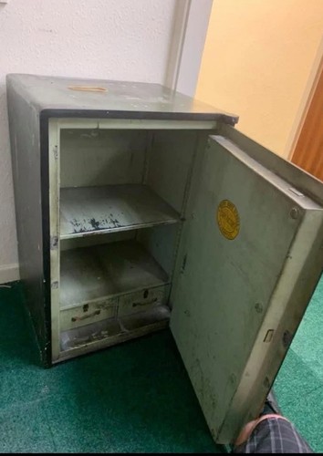 Antique big old safe - old,