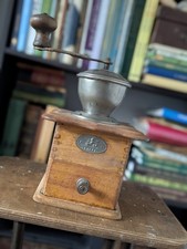 Vintage Vintage C.1930's German Coffee Grinder Hand Crank Coffee Mill