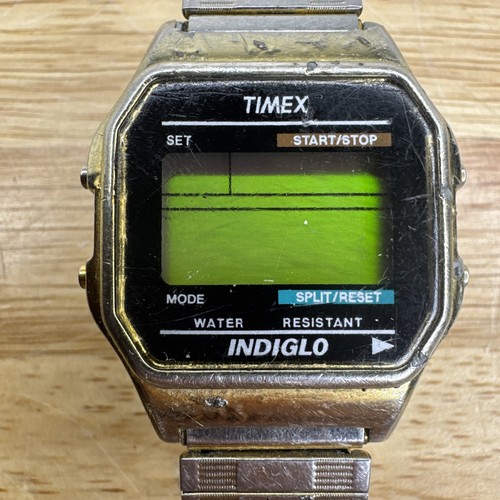 Timex indiglo gold tone - timex,