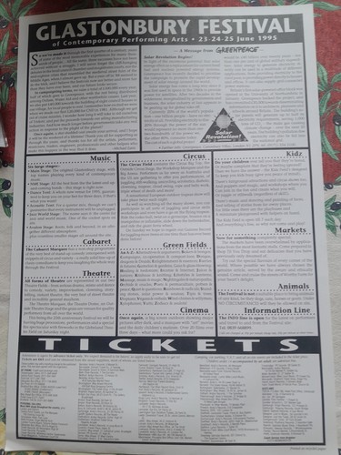 Glastonbury poster original