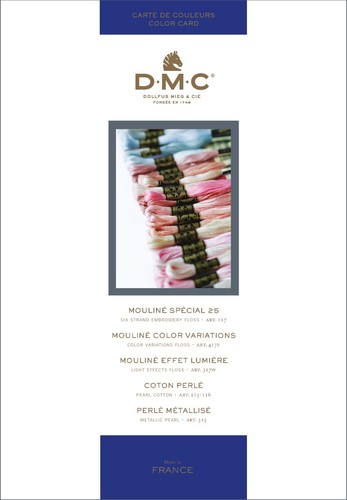 Dmc shade card embroidery - dmc,
