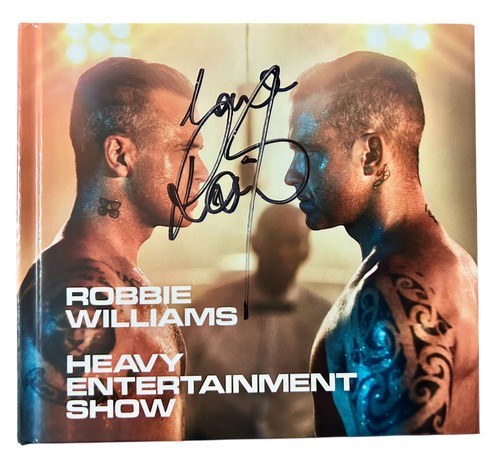 Robbie williams hand signed - robbie,