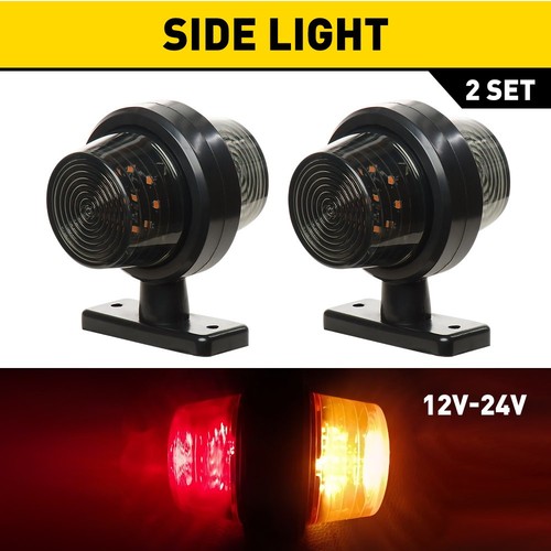 Car led lights red orange - lights,