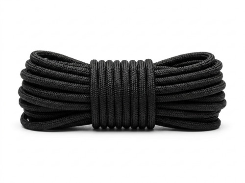 210cm black round boot laces - boot,