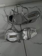 River Island Women's heels In Silver With Bling Strap