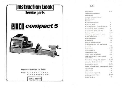 Emco compact lathe - 5,,