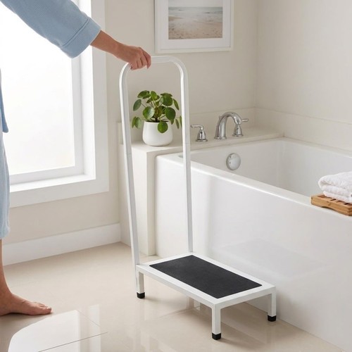 Bath step safety hand rail - bath,