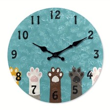 Delightful Wooden Wall Clock