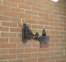 Vintage weathered ornamental faux wrought iron garden wall light bracket