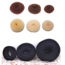 Small Medium large Fashion Hair Donut Bun Ring shaper Doughnut Style Updo