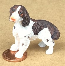 Dolls House Standing Resin Springer Spaniel Dog 1:12 Scale Miniature Z12 tumdee