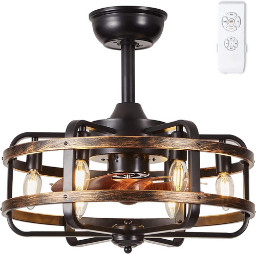 Industrial ceiling fan - ceiling, light