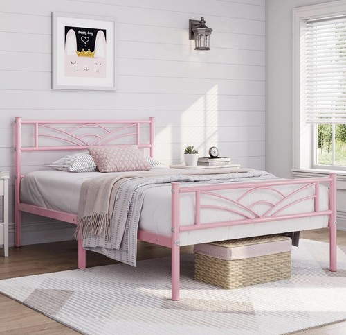 Pink single bed - single,