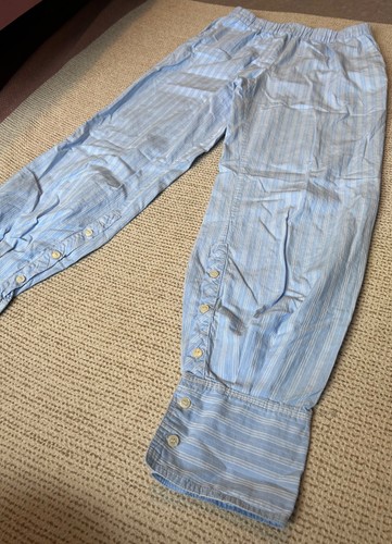Zara blue stripe cotton pyjama - blue,