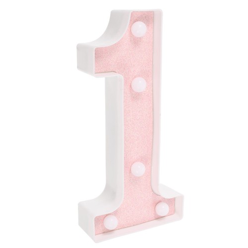 Birthday numbers car light - numbers,