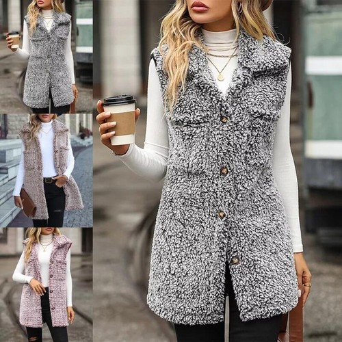 Womens ladies fleece fur - womens,