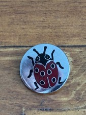 Ladybird Badge Insect Brooch