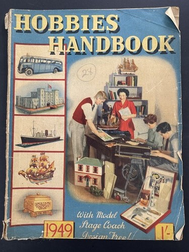 Hobbies handbook 1949 vintage - handbook,