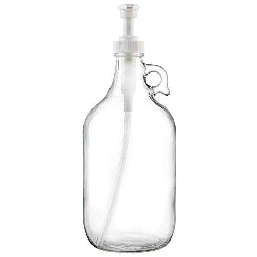 Half gallon glass pump - gallon,