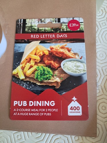Red letter days pub dining - red,