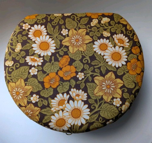 Sewing box vintage orange - vintage,
