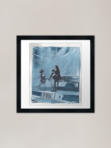 Nick cave kick framed art - nick,