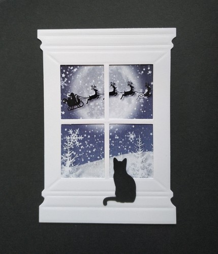 Large embossed christmas - embossed,
