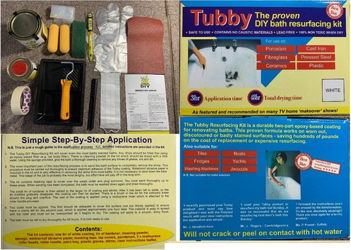 Tubby white ceramic bath - ceramic,