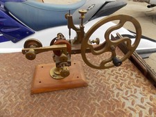 Antique Watchmaker Brass Lathe