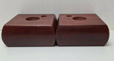 2/4x Multiyork Hard Wooden Furniture Square Cubed Style Sofa Chair Feet Leg 45mm